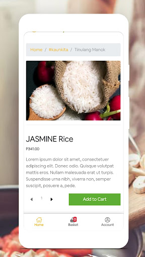 Bigasan Delivery Screen 2