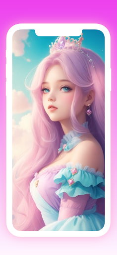 Android application live girly wallpaper for girls screenshort