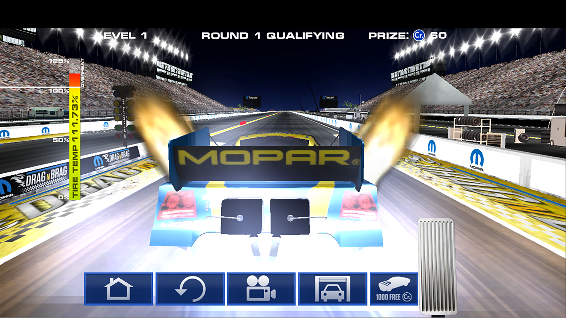 Android application Mopar Drag N Brag screenshort