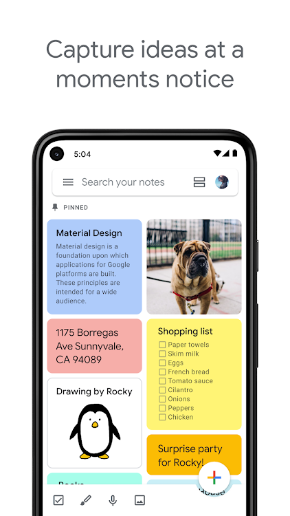 Google Keep - Notes and Lists - New - (Android)