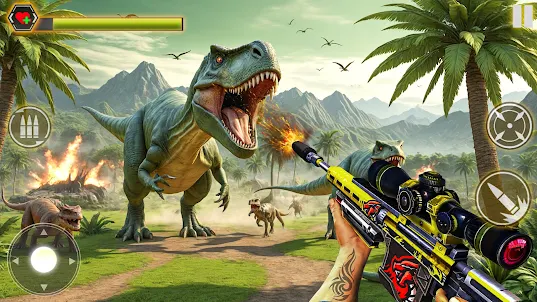 Dino Hunting Games: Dino Clash