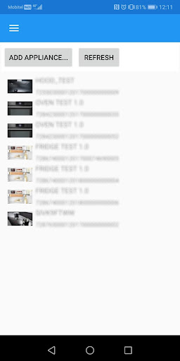 Android application CAP SAG screenshort