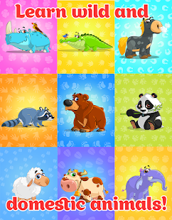 Animals and Animal Sounds: Game for Toddlers, Kids