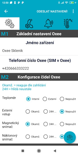 Android application Oxee screenshort