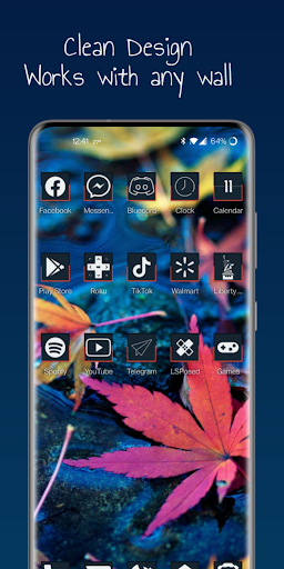 Android application Black Beauty - Icon Pack screenshort