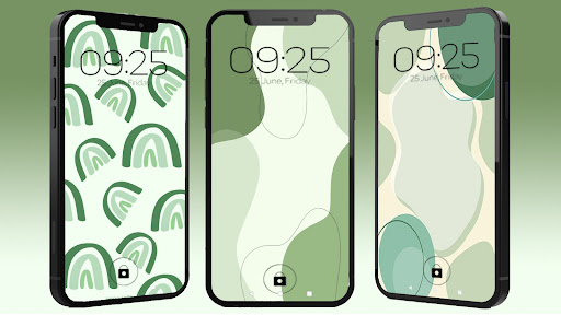 Android application Green Aesthetic Wallpaper screenshort