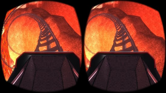 Inferno - Captura de tela da montanha-russa VR