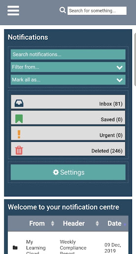 My Learning Cloud Screen 3