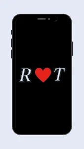 R + T Letters Love Wallpapers