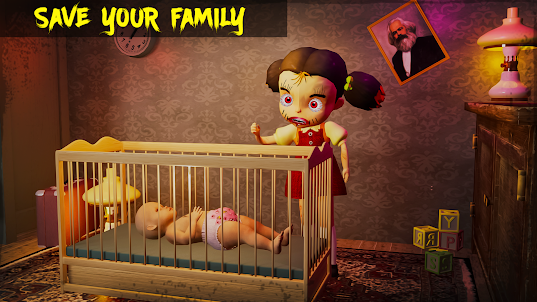 Scary Doll & Baby Alive Game