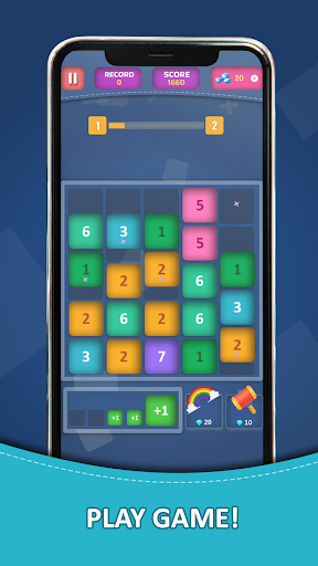 Android application Merge Block Mania : Puzzle screenshort