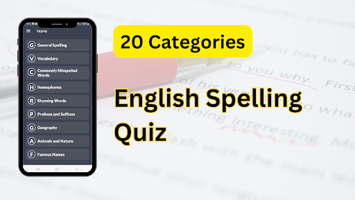 English Spelling Quiz Screen 2