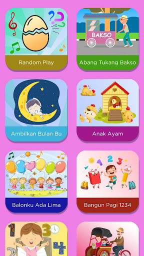Android application Lagu Anak Indonesia screenshort