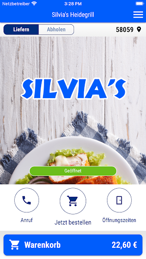 Android application Silvias Heidegrill screenshort