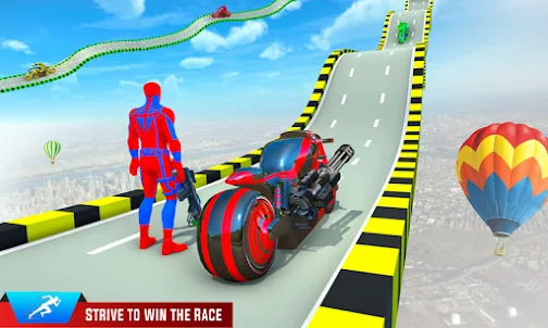 Superhero Bike Racing Games