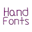 Fonts Hand Message Maker