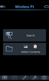 Panasonic Wireless Projector Screenshot