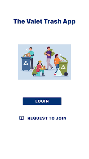 Android application The Valet Trash App screenshort