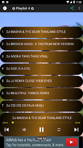 Android application Dj Dola Dj Masha & The Bear screenshort
