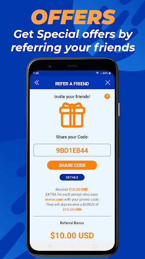 Envios.com Money Transfer Screen 3