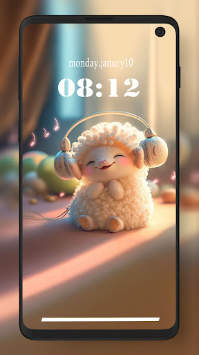 Cute Cartoon Animal Wallpaper Screen 2