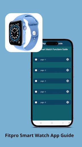 Fitpro Smart Watch App | Guide Screen 2