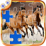Realistic Jigsaw: Horse icon