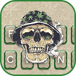Cover Image of Download Joint Smoke Skull Warrior Keyb  APK