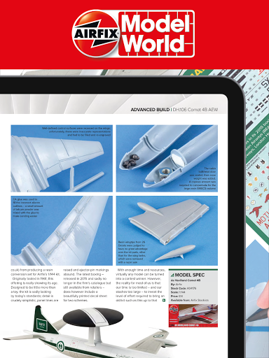 Screenshot of Airfix Model World Magazine