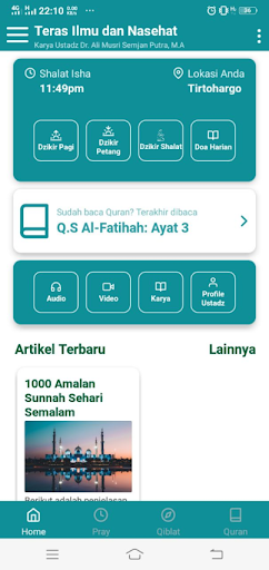 Teras Ilmu dan Nasehat Screen 2