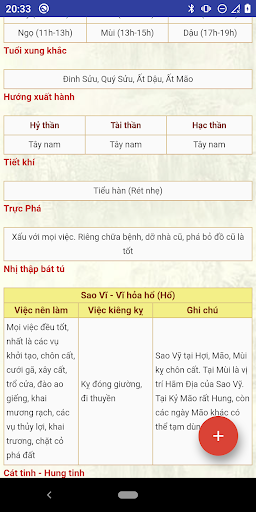 Lịch vạn niên 2023 ngày đẹp Screen 3