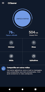 Visualização do aplicativo