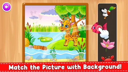 Fun Animal Puzzles for Kids