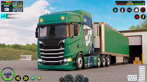 US Cargo Truck Transport 3D 10