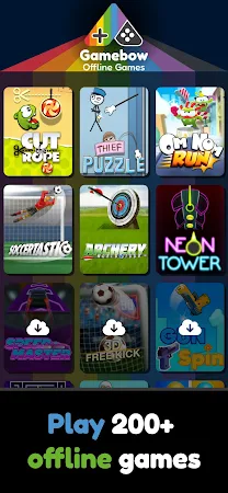 Game screenshot Offline Games No Wifi Gamebow mod apk