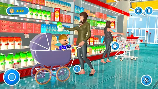Pregnant Mother Babies Care 3D