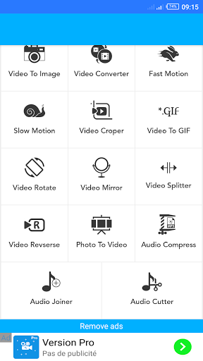 YS video editor Screen 2