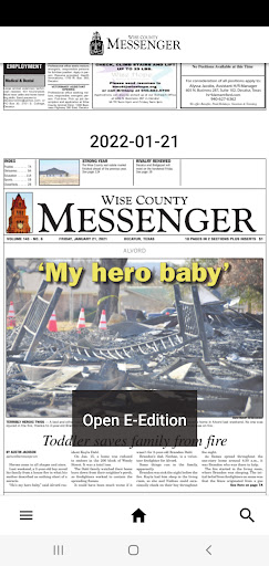 Wise County Messenger Screen 3