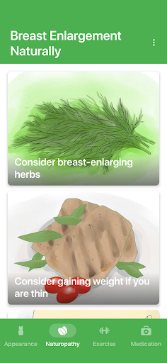 Breast Enlargement Guide Screen 2