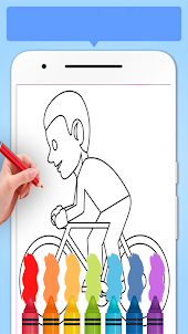 Bike Colouring Book Game