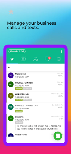 Mobile PBX+ Screen 2