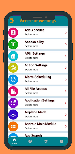 Android application Android Quick - Settings screenshort
