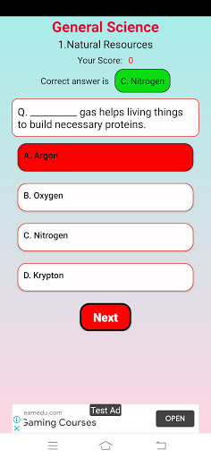 6th Science Book and quiz Mah