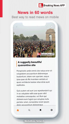 Android application Breaking Now - AI Short News screenshort