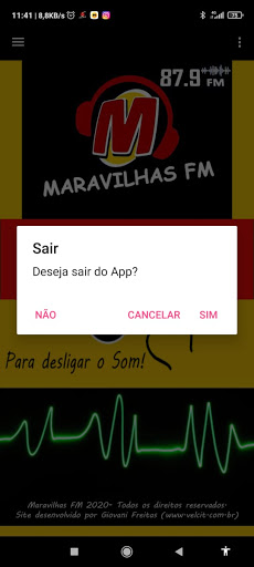 Rádio Maravilhas FM Screen 2