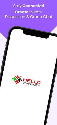 Android application Hello Community screenshort