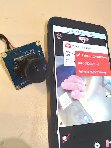 USB camera & Audio Screen 2