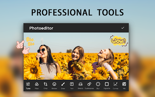 Android application Photo Editor Plus screenshort