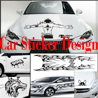 Car sticker design