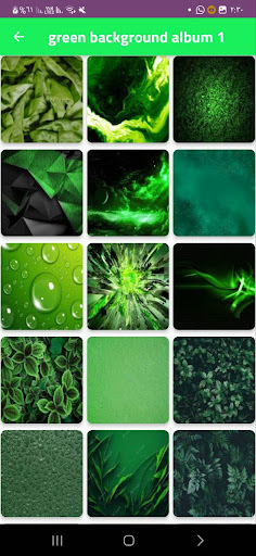 green background Screen 3